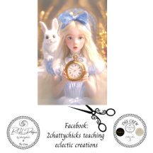 Decoupage Garota Caprichosa & Coelho em Aventuras