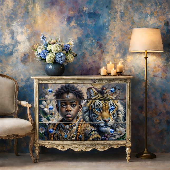 Papel De Seda Decoupage Graça Selvagem (Wild Grace Decoupage Tissue Paper)