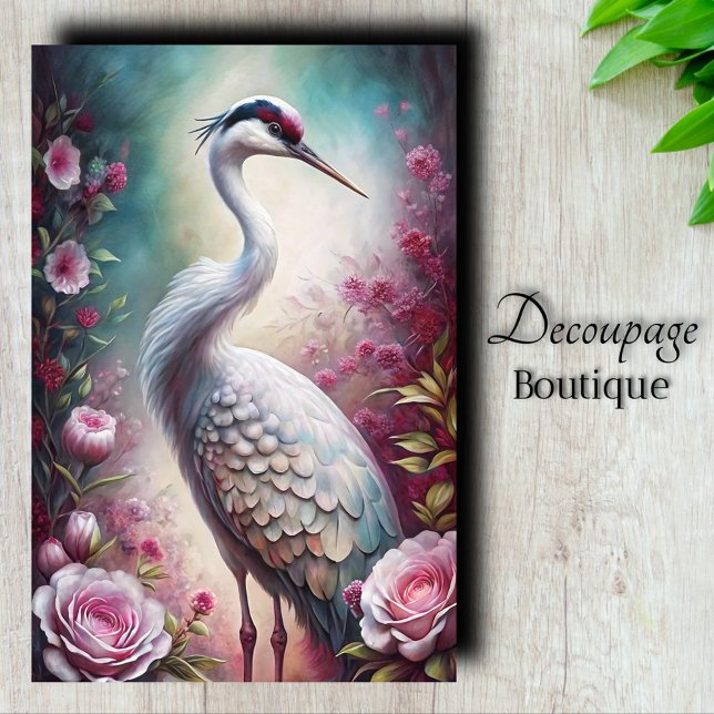 Papel De Seda Decoupage Graceful Dawn (Graceful Dawn Decoupage Tissue Paper)