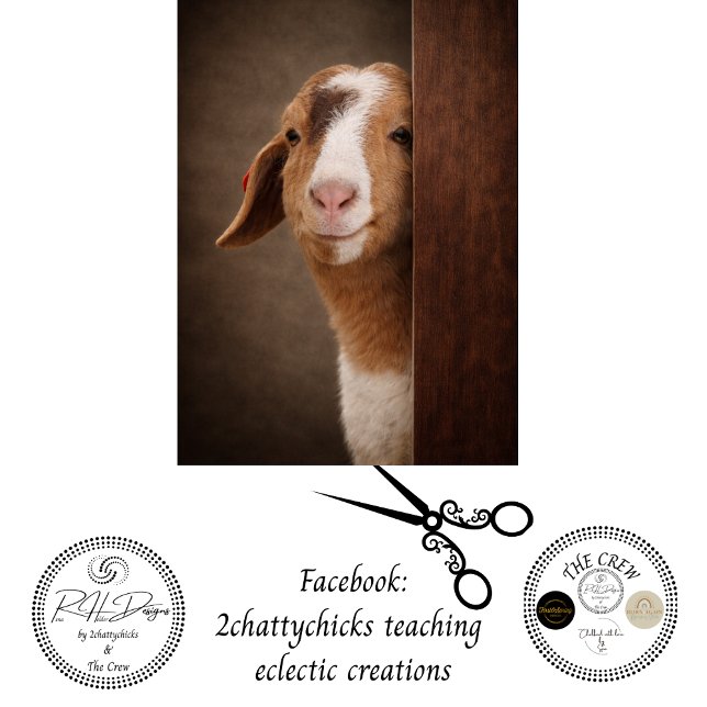 Papel De Seda Decoupage Jerry Goat Funny Farmyard Troublemaker  (Criador carregado)