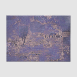 Papel De Seda Decoupage Lavanda Mística