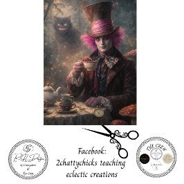 Papel De Seda Decoupage Magical Garden Tea Party