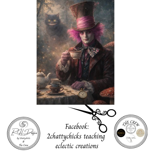 Papel De Seda Decoupage Magical Garden Tea Party (Criador carregado)