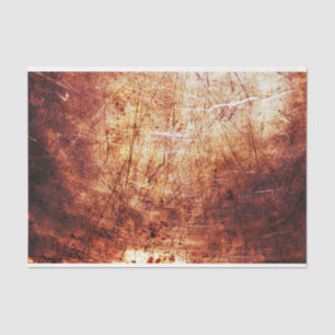 Papel De Seda Decoupage Marrom Dourado de Ferrugem com Textura R