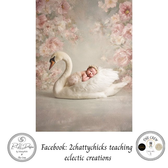 Papel De Seda Decoupage Miracle Noelle & Swan (Criador carregado)