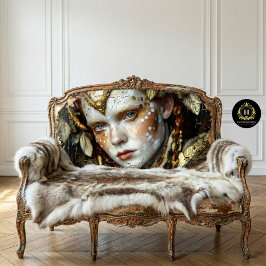 Papel De Seda Decoupage Mítica Mítica de Floresta ouro Shaman