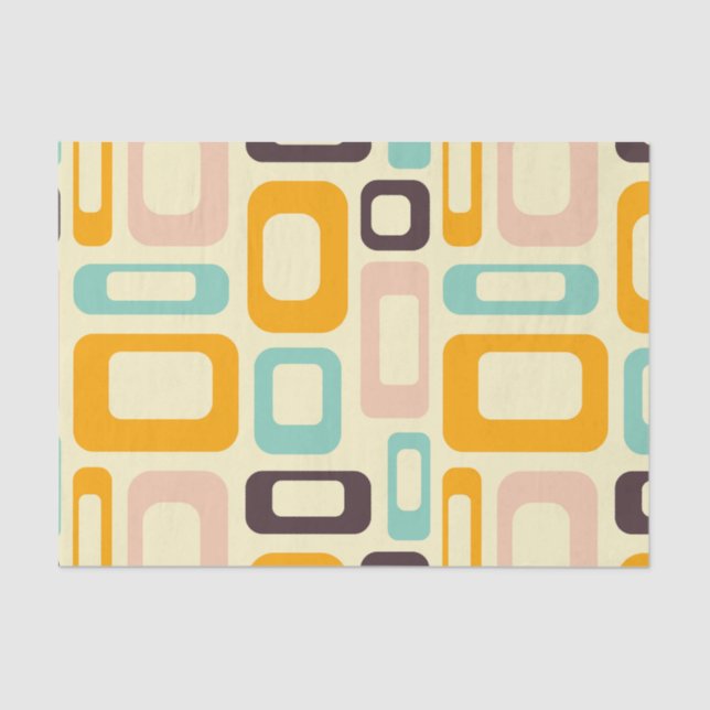 Papel De Seda Decoupage Moderna do meio século (Frente )