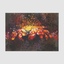 Papel De Seda Decoupage Náutica do Cancer de Praia Costal do Car