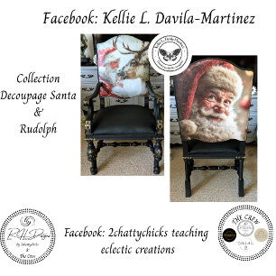 Papel De Seda Decoupage Papai Noel Alegre Close-up Natal Festivo