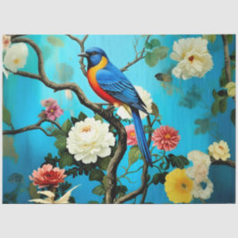 Papel De Seda Decoupage Paper Colorful Garden