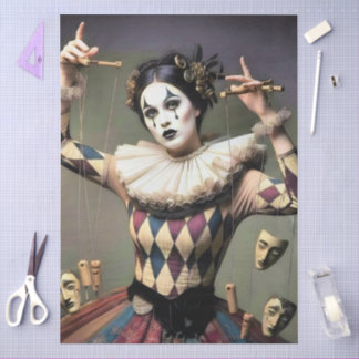 Papel De Seda Decoupage Poetic Gothic Motifs