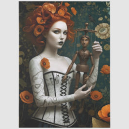 Papel De Seda Decoupage Poetic Gothic Motifs