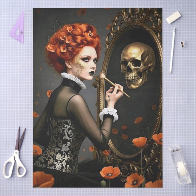 Papel De Seda Decoupage Poetic Gothic Motifs  (Arte )