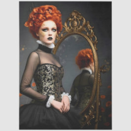 Papel De Seda Decoupage Poetic Gothic Motifs