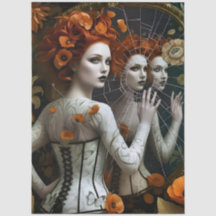 Decoupage Poetic Gothic Motifs