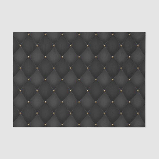 Papel De Seda Decoupage Preto Diamante Arlequim (Frente )