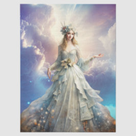 Papel De Seda Decoupage Princesa Etérea Enfeitiçada Celestial