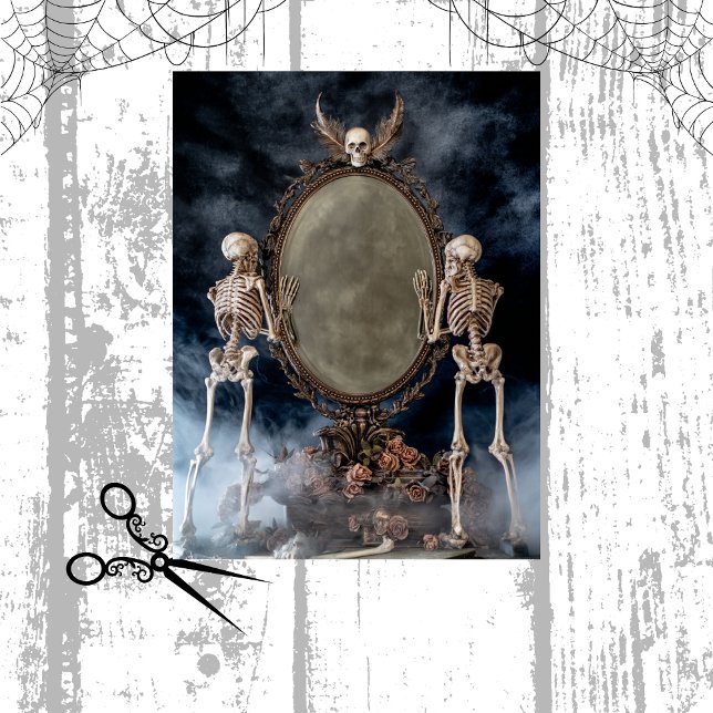 Papel De Seda Decoupage Reflections of the Forgotten Skeletons  (Criador carregado)