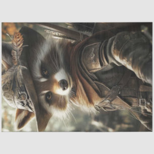 Papel De Seda Decoupage Robin Hood Raccoon Woodland Hero
