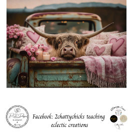 Papel De Seda Decoupage Romantic Highland Vintage Valentine Day 