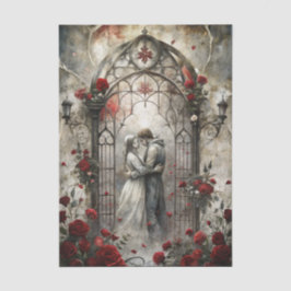 Papel De Seda Decoupage Romântico Gótico
