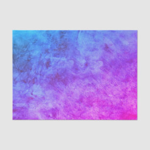 Papel De Seda Decoupage Rosa Azul Texturizado Antigo Vintage