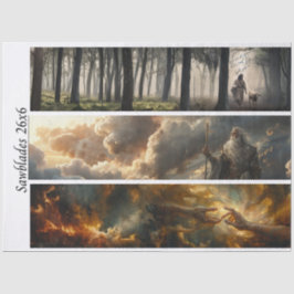 Papel De Seda Decoupage Spiritual Journey 26x6 Handsaws