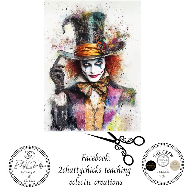 Papel De Seda Decoupage Splutterier Chaotic Chemist   (Criador carregado)