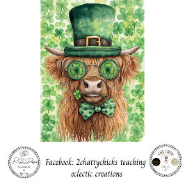 Papel De Seda Decoupage St. Patrick's Day Highland Irish Style