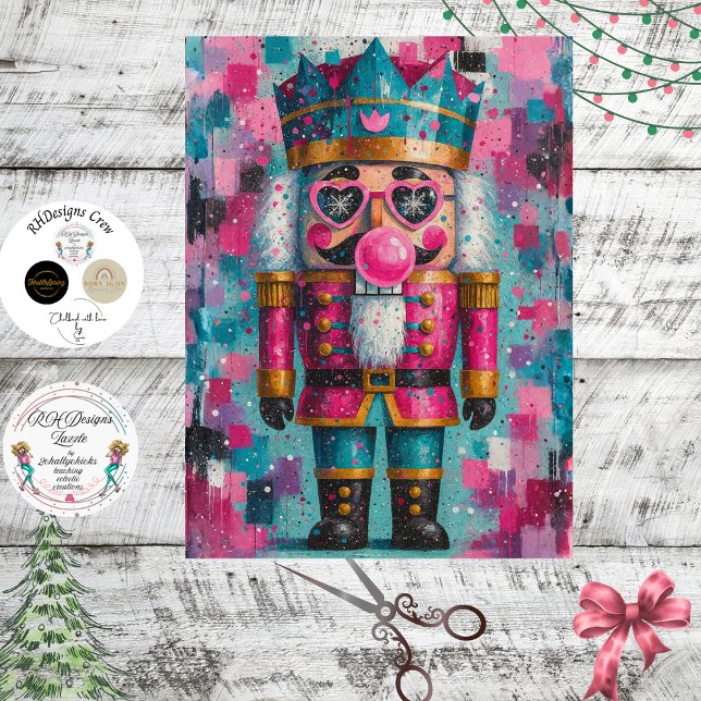 Papel De Seda Decoupage Starlight Sass Nutcracker Caprichoso  (Criador carregado)