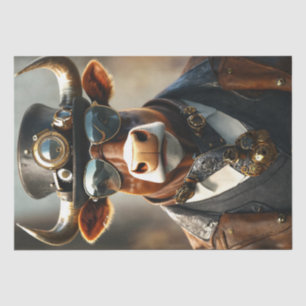Papel De Seda Decoupage Steampunk Bull Sir Bullington Gearhoof