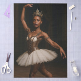 Papel De Seda Decoupage Steampunk Royal Ballerina Elegante