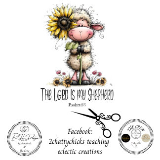 Papel De Seda Decoupage Sunflower Sheep Lord is my Shepard