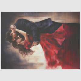 Papel De Seda Decoupage Tango Dancers Tango Dançando