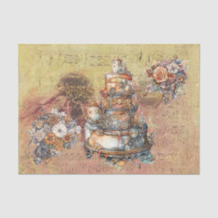 Papel De Seda Decoupage Vintage Ephemera Steampunk