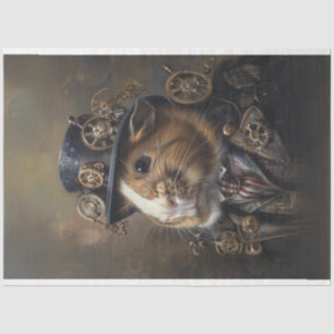 Papel De Seda Decoupage Vitoriana Steampunk Guiné Pig