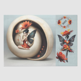 Papel De Seda Decoupage Whimsical Flower Fairy