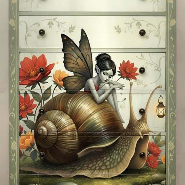 Papel De Seda Decoupage Whimsical Flower Fairy Seidenpapier (Criador carregado)