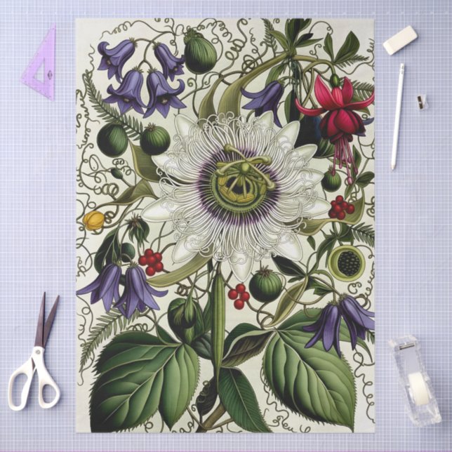 Papel De Seda Decoupage Woodland Illustration (Arte )