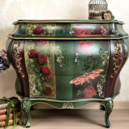Papel De Seda Decoupage Woodland Moth Illustration