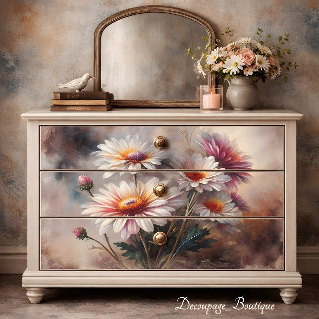 Papel De Seda Decoupagem Sonhos de Margarida (Daisy Dreams Decoupage Tissue Paper)