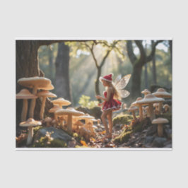 Papel De Seda Decoupágina de Fadas de Salão de Natal