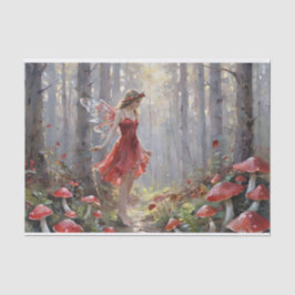 Papel De Seda Decoupágina de Fadas de Salão de Natal