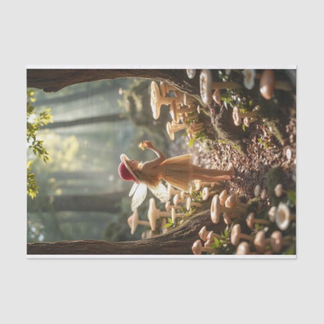 Papel De Seda Decoupágina de Fadas de Salão de Natal (Frente )