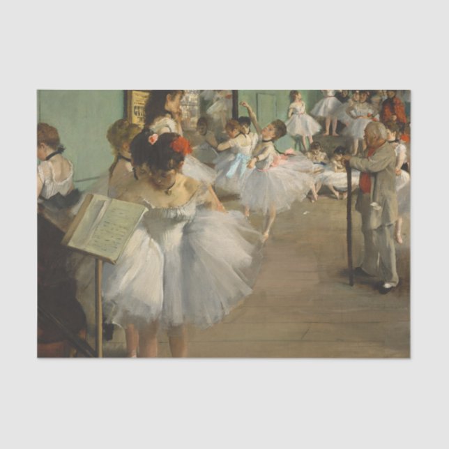 Papel De Seda Degas Dance Class Ballet Dancers Ballerina Art (Frente )