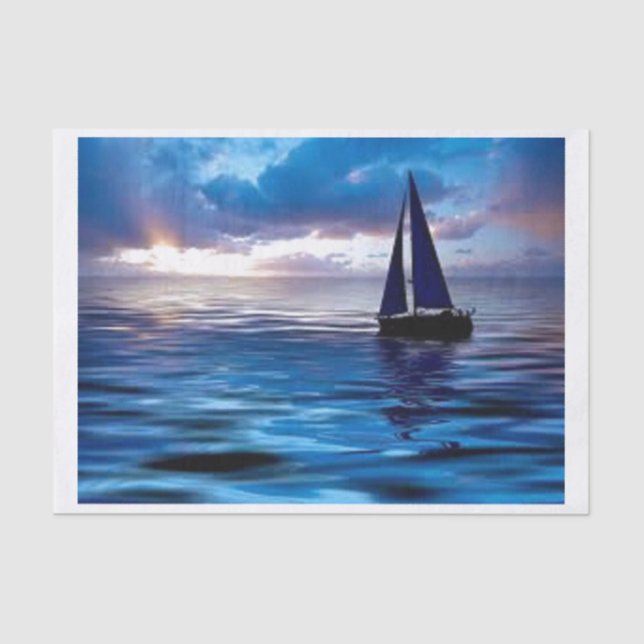 Papel De Seda Deixe-nos ir navegar (Frente )