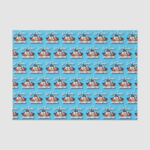 Papel De Seda Deixem-na Neve Dormir Snowmen