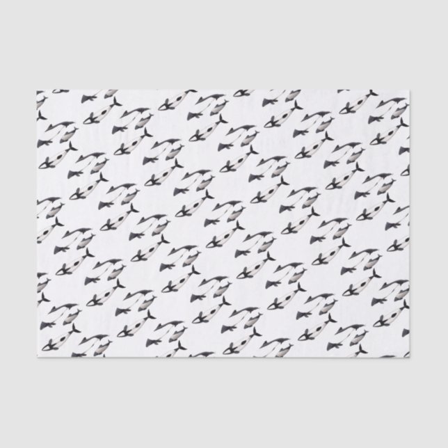 Papel De Seda Delfin de Commerson (Frente )