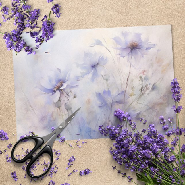 Papel De Seda Delicada, Elegante Decoupage Floral de Anêmona Rox (Criador carregado)