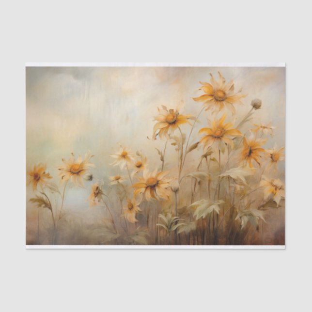 Papel De Seda Delicada, Elegante Decoupage Floral de Susana de O (Frente )